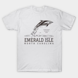 Emerald Isle, NC Summertime Vacationing Dolphin T-Shirt